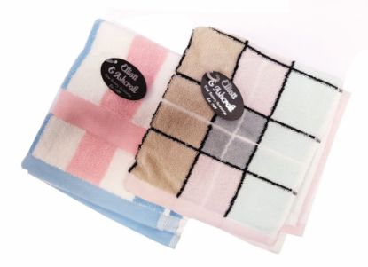 Picture of E&A - Check Design Facecloth