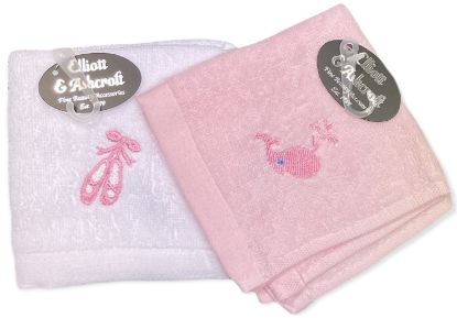 Picture of E&A - Whale & Ballet Facecloth 24x24cm