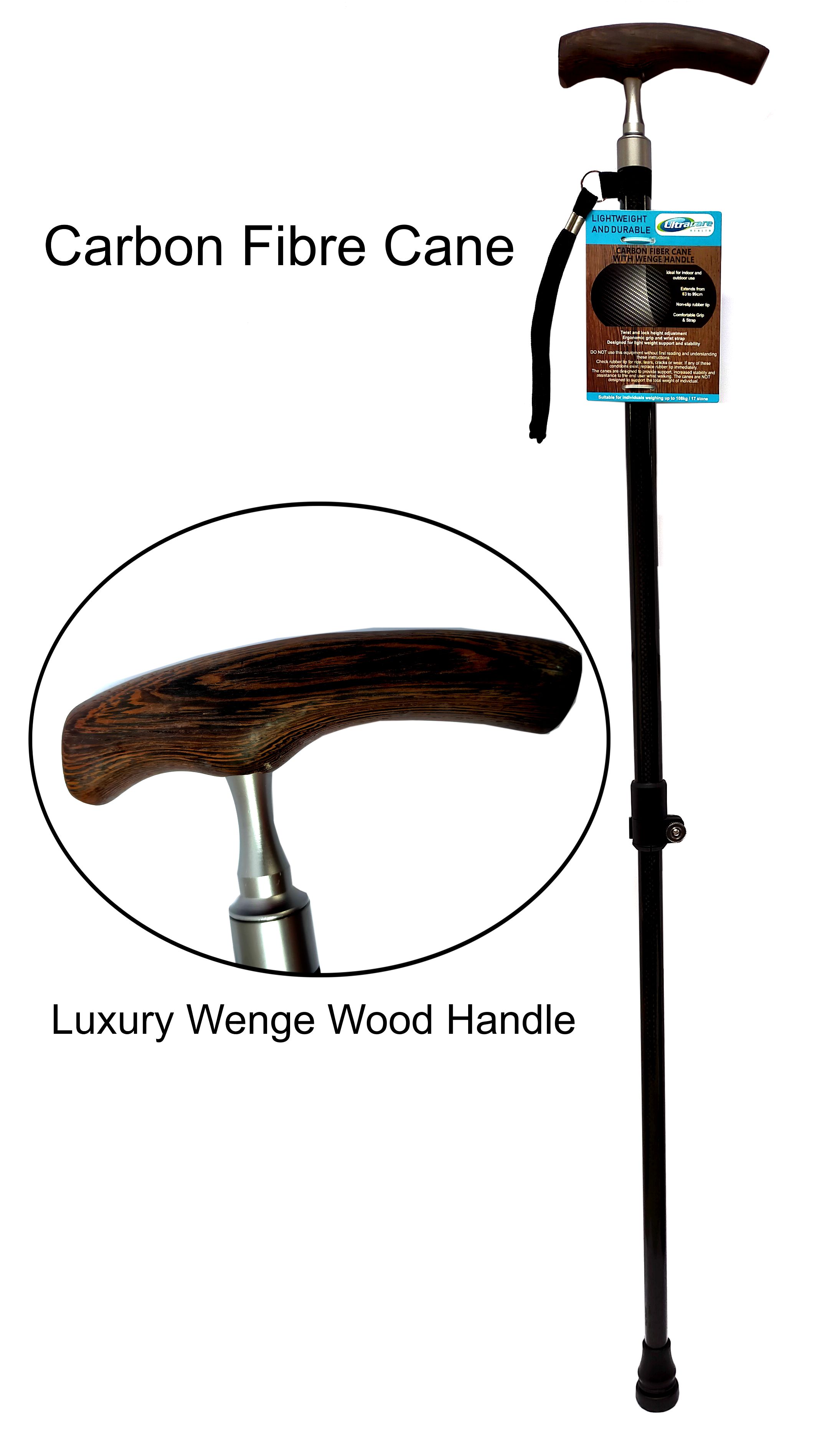 Creative Max. Carbon Fibre Lightweight Walking Stick