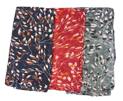 Picture of Believe - Leaf Print Scarf