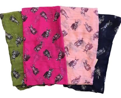Picture of Believe - Rabbit Print Scarves
