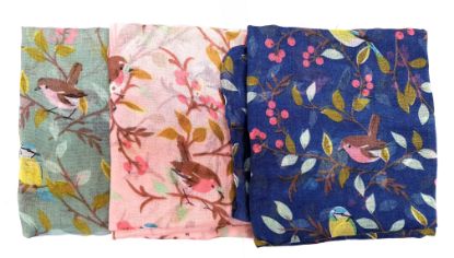 Picture of Believe - Bird & Tree Design Scarf