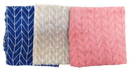 Picture of Believe - Chevron Print Scarf