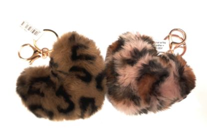 Picture of Fluffy Heart Keyring