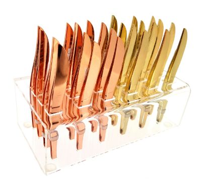 Picture of Rose/Gold Tweezers (Tray)