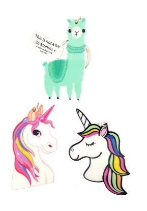 Picture of Unicorn/Llama Keyrings