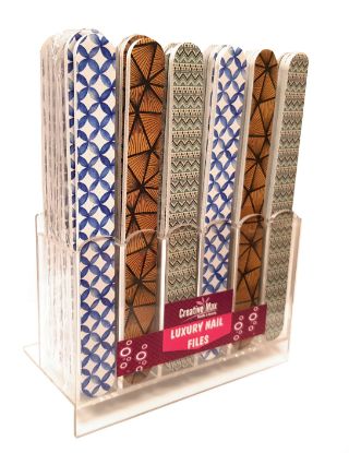 Picture of Tray of Patterened Nail Files