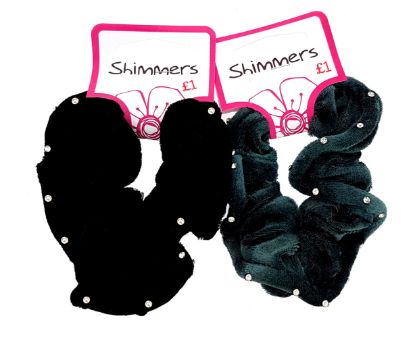 Picture of Shimmers - Diamante Edged Scrunchies