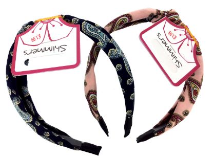 Picture of Shimmers - Floral Alice Band Twst Knot