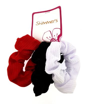 Picture of Shimmers - Bold Mix Waffle Scrunchy