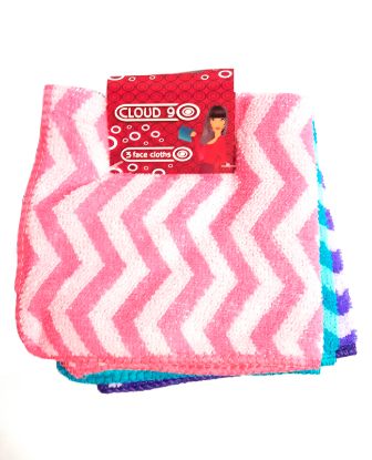 Picture of Cloud Nine - 3 Zig Zag Face Cloths