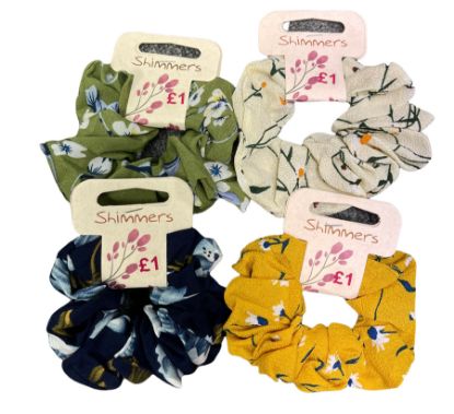 Picture of Shimmers - Floral Scrunchy