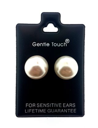 Picture of 053 Gentle Touch - Large Pearl Stud