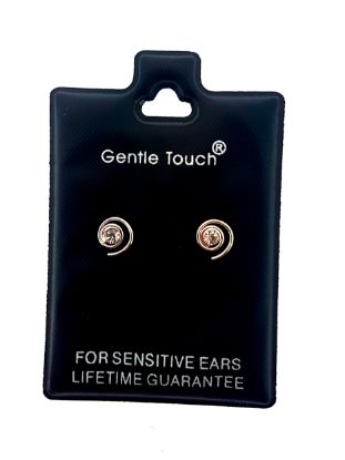 Picture of 080 Gentle Touch - Spiral Gem Stud