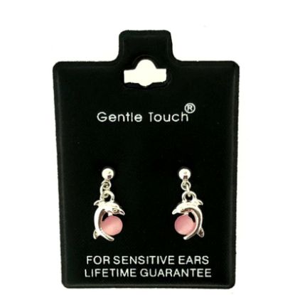 Picture of 090 Gentle Touch - Silv Dolph w Pnk Cry