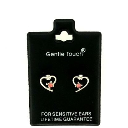Picture of 093 Gentle Touch - Silv Heart w Pnk Cry