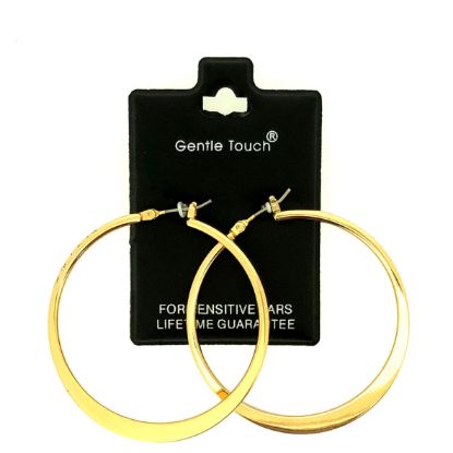Picture of 099 Gentle Touch - Large Gold Hoop