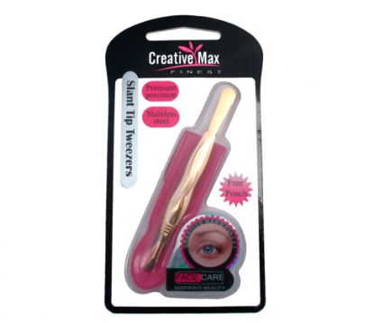 Picture of CMF - Gold Slant Tipped Tweezers