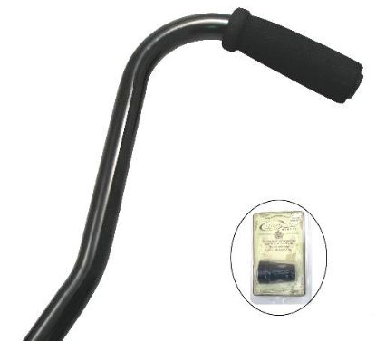 Picture of Height-Adjustable Black Walking Stick