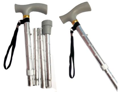Picture of Silver Patterned Walking Stick