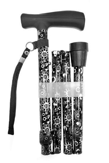 Picture of Folding Black & White Design Stick