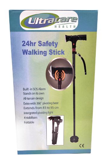 Picture of Light Up Alarmed Black Design Stick