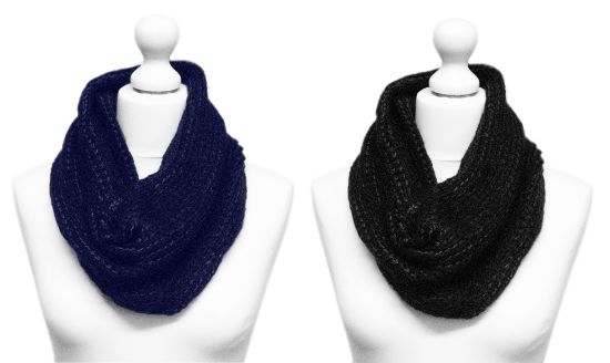 Picture of Believe - Black and Navy Snood