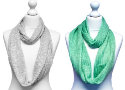 Picture of Believe - Grey/Green Snood