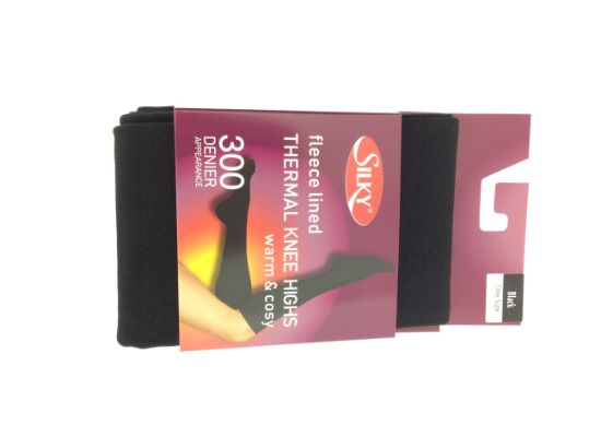 Picture of Silky 300 Den Thermal Fleece Knee Highs