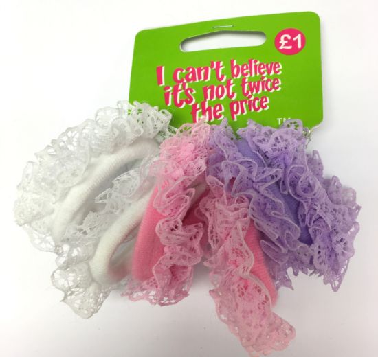 Picture of ICB - Ruffled Ponio Scrunchies