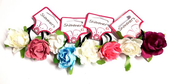Picture of Shimmers - 2 Flower Elastics