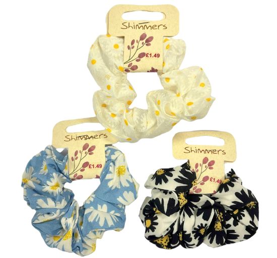 Picture of Shimmers - Flower scrunchies