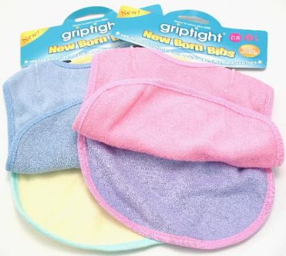 Picture of Griptight - 2 New Born Bibs - Z VAT RATE