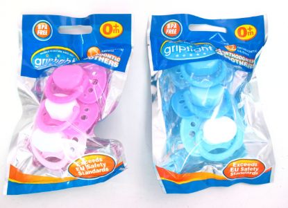 Picture of Griptight - 3 Orthodontic Soothers  0-6m