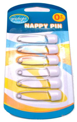 Picture of Griptight  - Nappy Pins