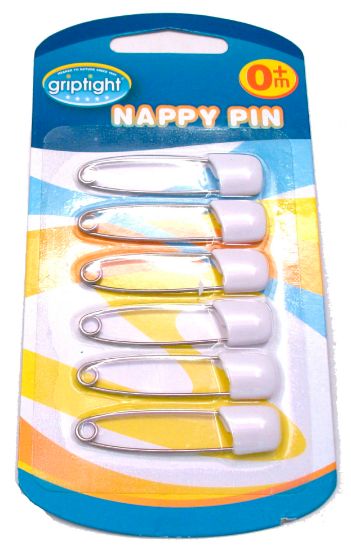 Picture of Griptight  - Nappy Pins