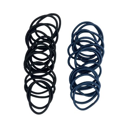 Picture of Shimmers - Navy & Black No Metal Elastics