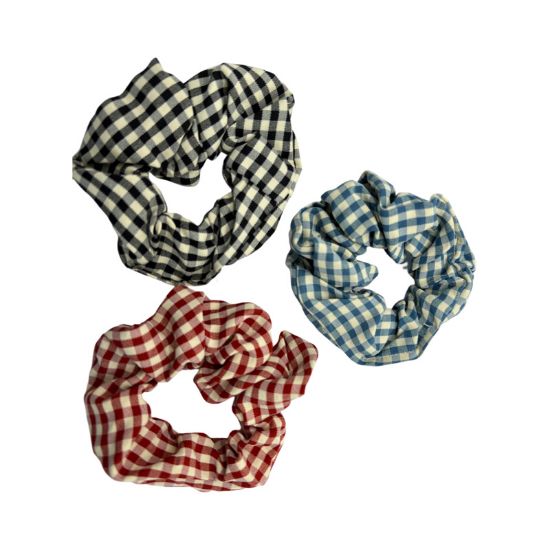 Picture of Shimmers - Gingham Scrunchies