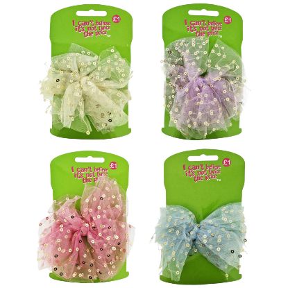 Picture of ICB - Pastel Sequin Bow Slides