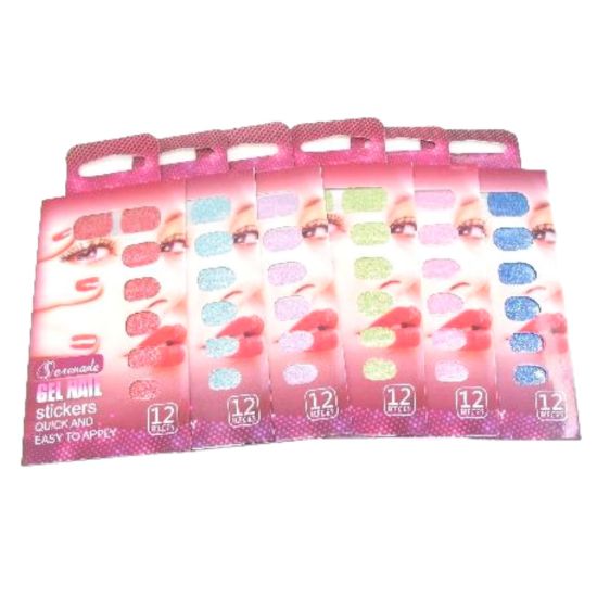 Picture of Serenade - Gel Stick on Nail Strips