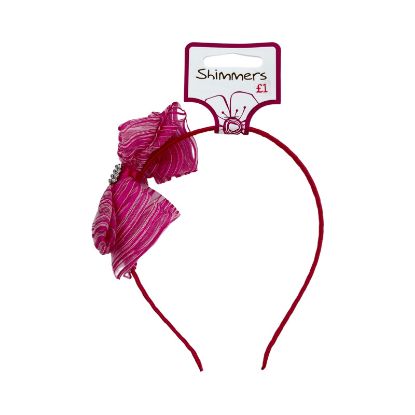 Picture of Shimmers - Diamante Bow Alice Band