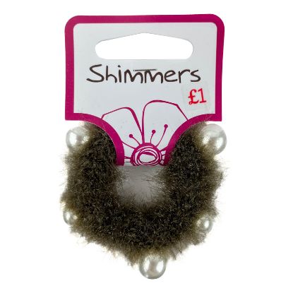 Picture of Shimmers - Fluffy Pearl Scrunchies