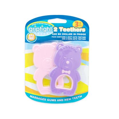 Picture of Griptight - 2 BPA Free Bear Teethers