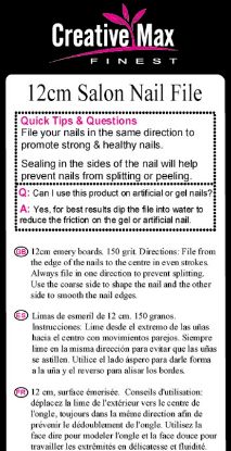 Picture of CMF - Nail Styling Boards 12cm