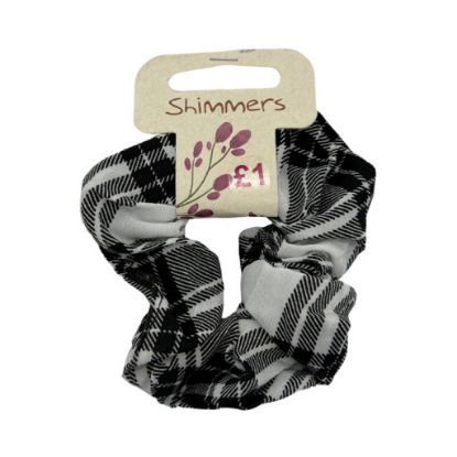 Picture of Shimmers - Check Scrunchies