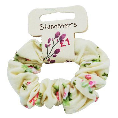 Picture of Shimmers - Floral Scrunchies