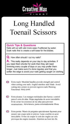 Picture of CMF - Long Handled Toenail Scissors