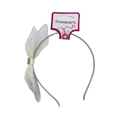 Picture of Shimmers - Diamante Bow Alice Band