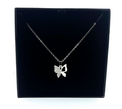 Picture of Diamante Butterfly Necklace