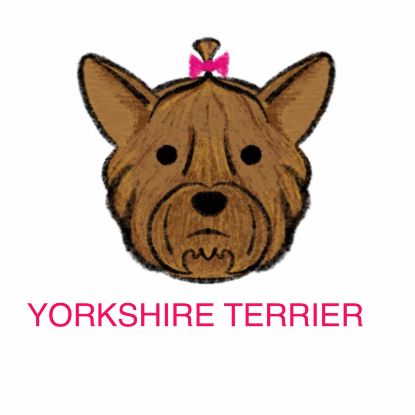 Picture of E&A - Yorkshire Terrier Facecloth